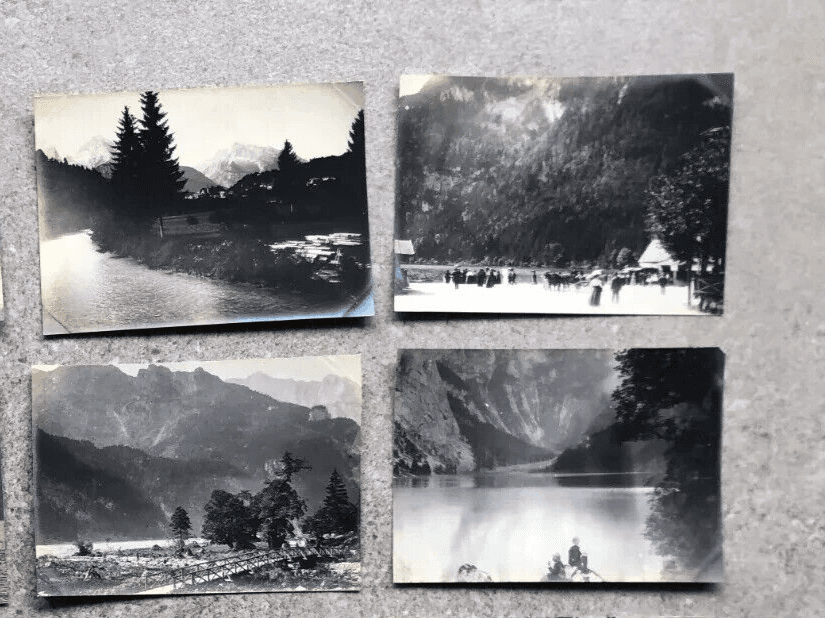 Vintage Photographs Lot x16 Mountain and People Landscape image 4