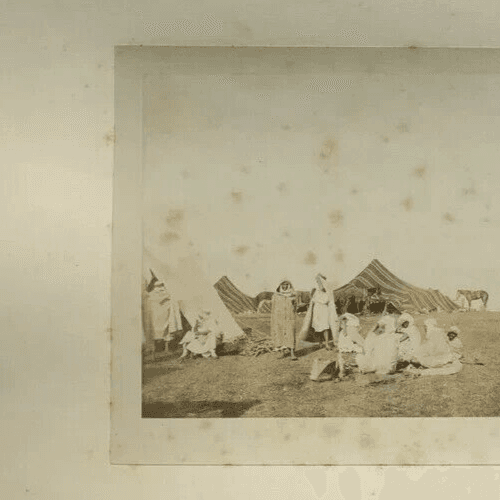 Vintage Photographs Claude Joseph Portier - Café Maure, Albumen, Algeria c. 1870 image 3