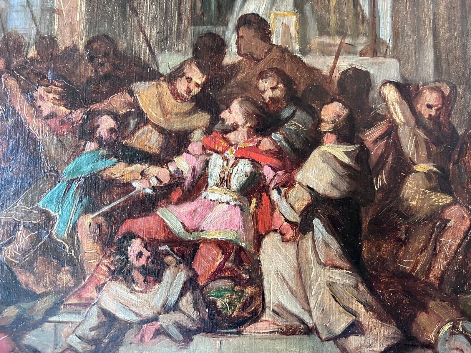 Painting Fights Scene and Figures image 1