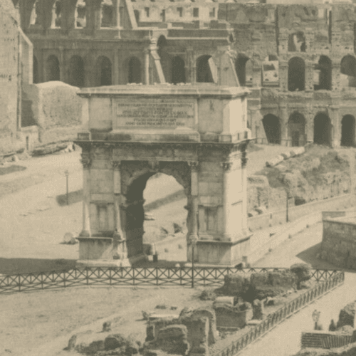 Vintage Photographs Landscape Colosseum, Roma, Italy circa 1900 image 2