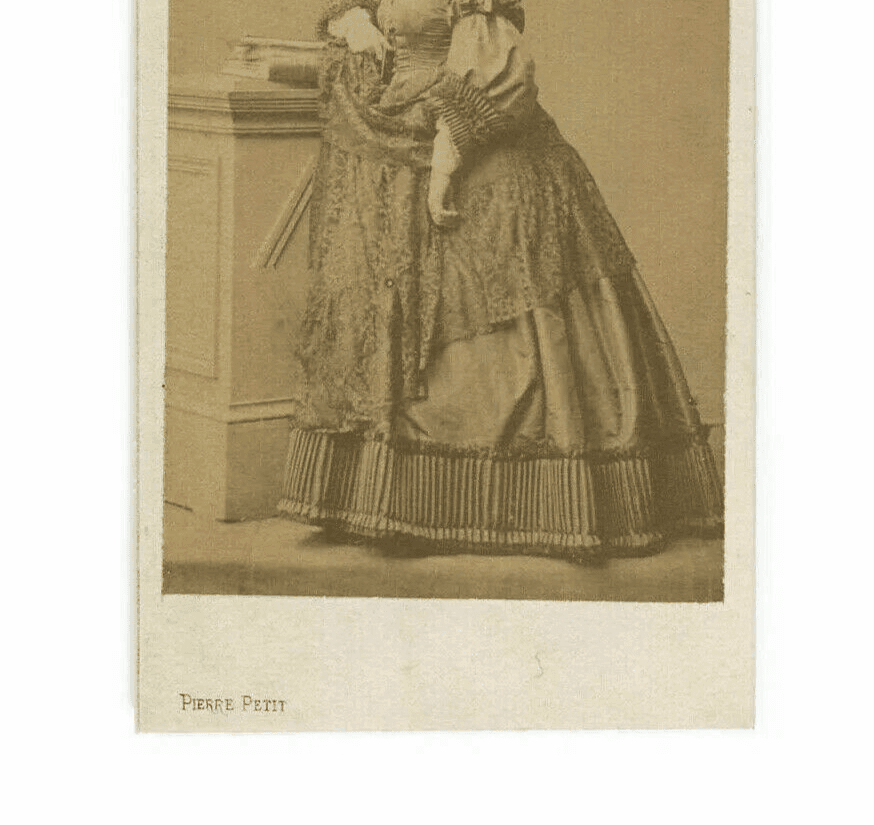 CDV Vintage Photographs PIERRE PETTIT - Marie Cabel - OPERA - Albumen c.1862 image 4