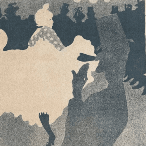 Vintage Print Print Moulin Rouge, Woman Dancing image 5