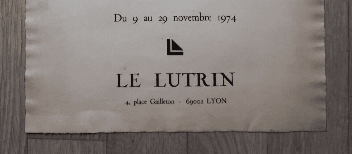 Vintage Poster Exhibition Sculpture Henry COMBY 1974 image 5