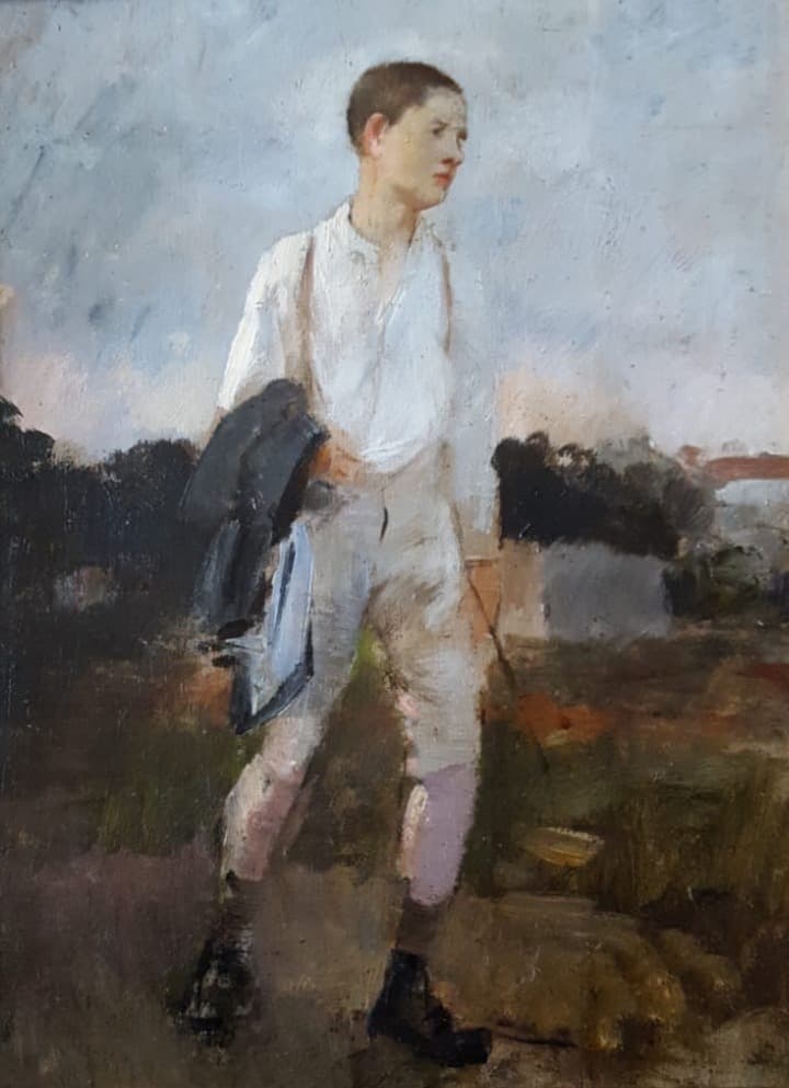 Man Walking with a Jacket