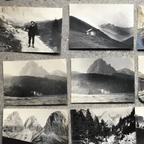 Vintage Photographs Lot x20 Mountain Landscape and People 1902 image 7