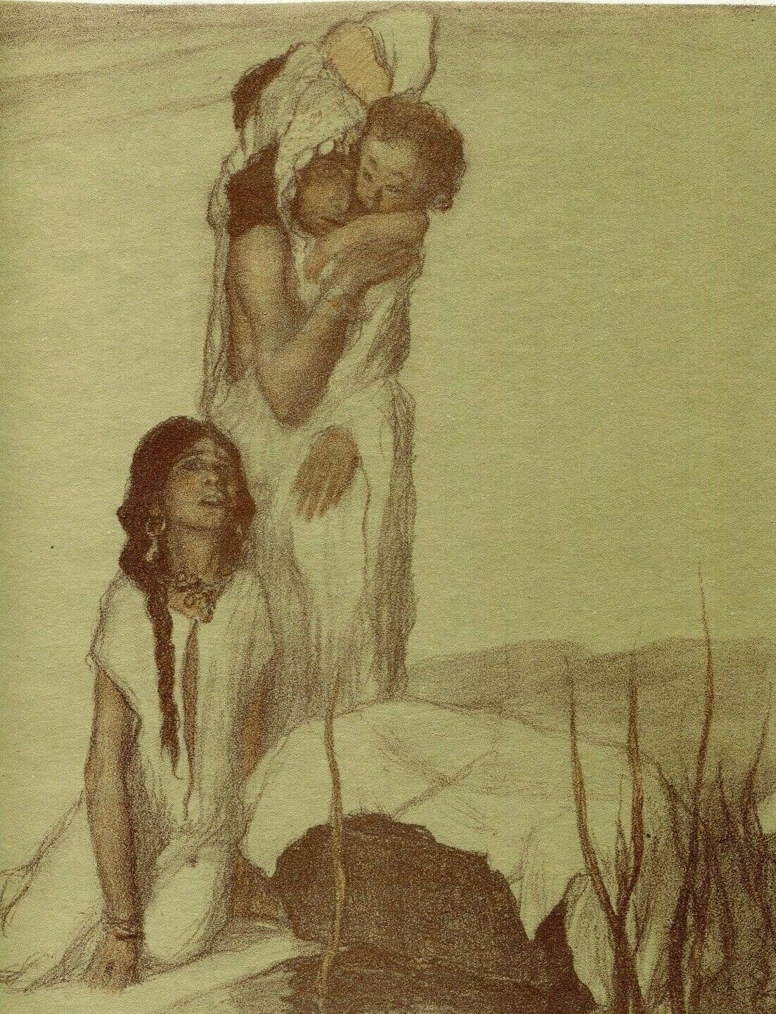 Abel Pfeffermann PANN (1883-1963) Bible, Exodus Lithography image 1
