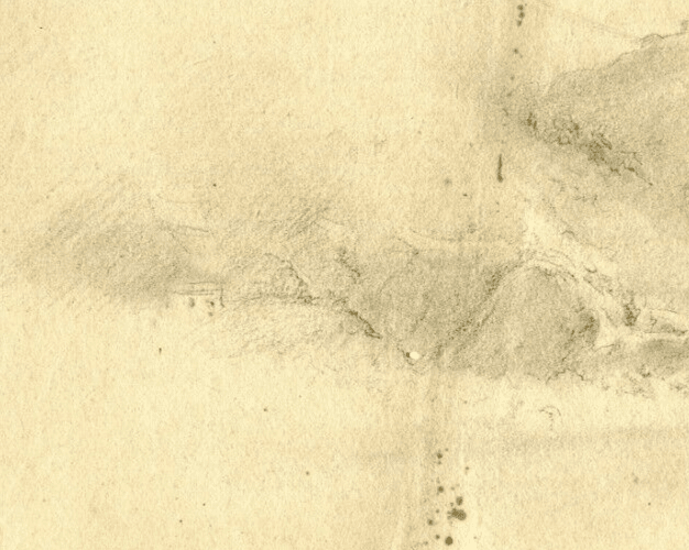 Antique Original Pencil Drawing 19th century Mountain Sketches Artwork image 2