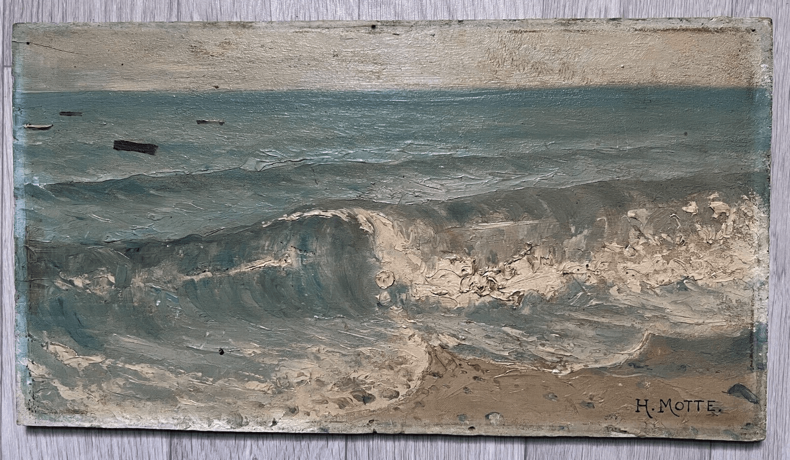 Henri Paul MOTTE (1846-1922) Maritime Landscape image 1