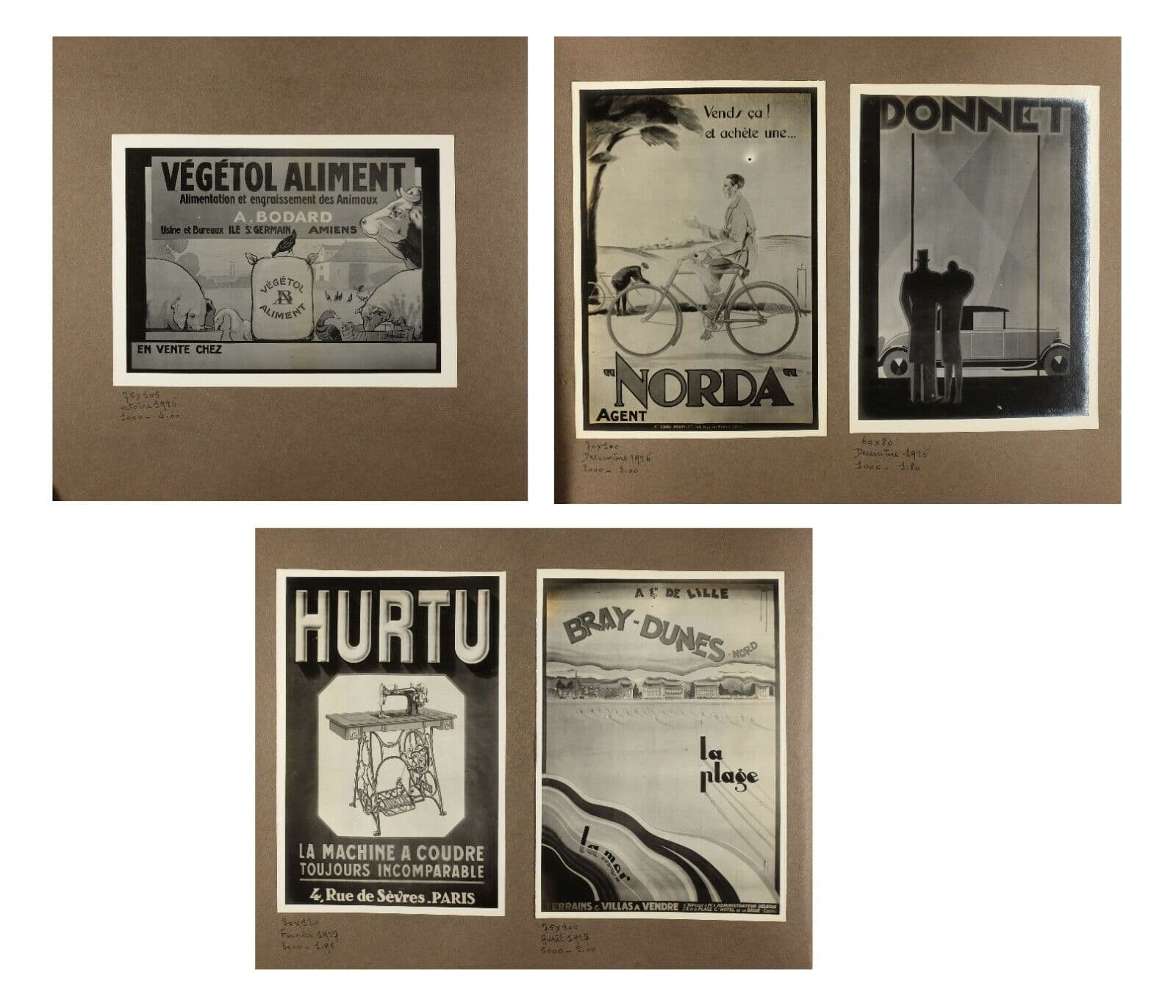 Vintage Photographs Album 1923 Posters, Casiez, Platt, Wilems,Aster, Zezette x60 image 9