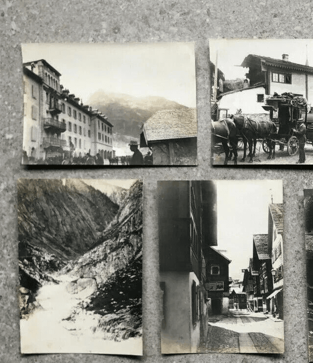 Vintage Photographs Lot Oberland, Andermatt, Gletsch, Steingletscher x11 1901 image 4