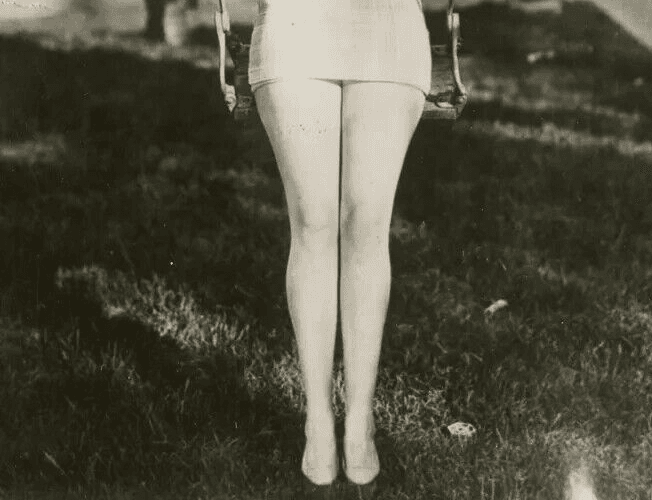 Vintage Photographs Woman on a Swing 1920' image 3