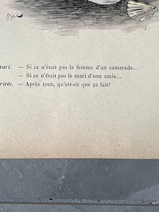 Un Tour de Valse - French Vintage Illustration image 9