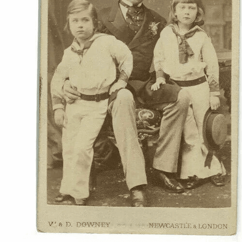 CDV Photographs DOWNE Francis, Duke of Teck and sons, Francis von Hohenstein1865 image 3