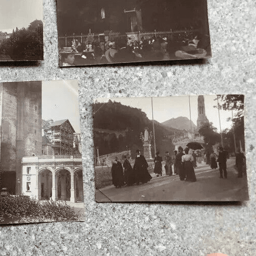 Vintage Photographs Lot x7 Lourdes, Pau-Eglise St Jean, Chateau de Pau 1902 image 7
