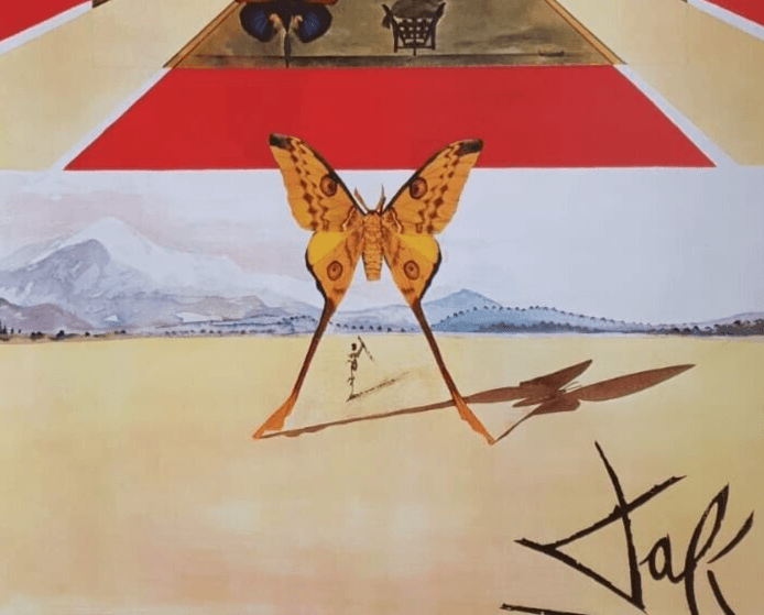 Vintage Original Poster Salvador DALI Roussillon, Abstraction 1969 image 3