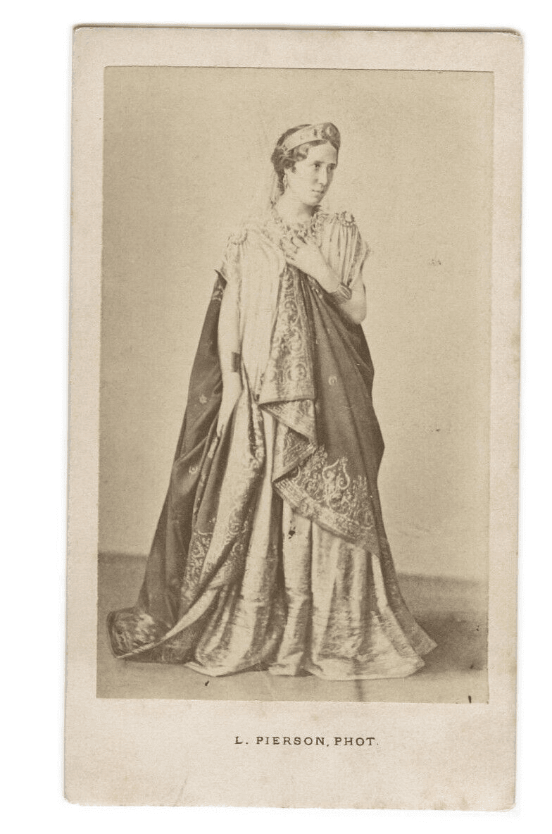 CDV Vintage Photographs Mayer et Pierson, Rachel, cantatrice image 2