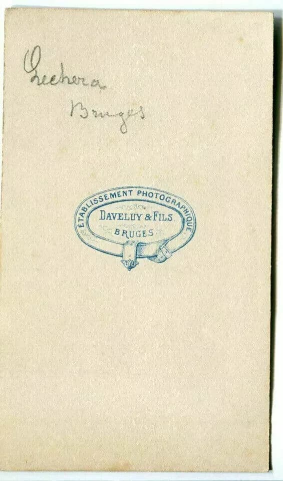 CDV Photographs DEVALUY & FILS Women Bruges c. 1870 image 5