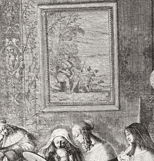 Antique Original Engraving The Wise and Foolish Virgins by Abraham Bosse image 3
