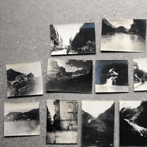 Vintage Photographs Lot x21 Mountain Landscape and People 1902 image 7