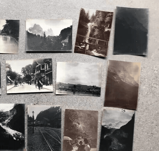 Vintage Photographs Lot x21 Mountain Landscape and People 1902 image 8