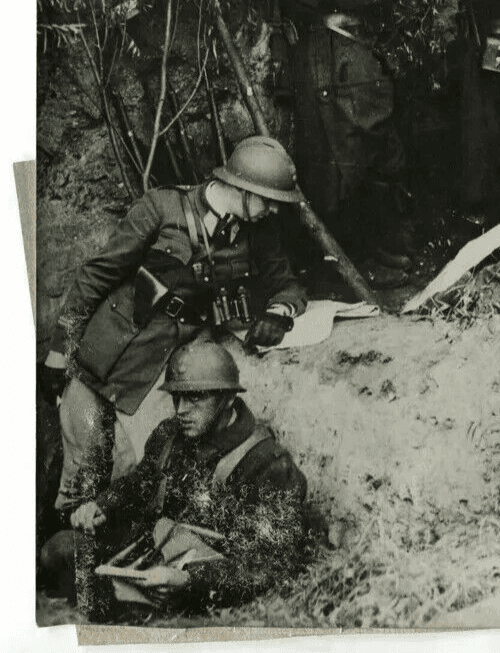 Vintage Photographs FRANCE PRESSE - Observatory on the front WWII 08.10.1939 image 3