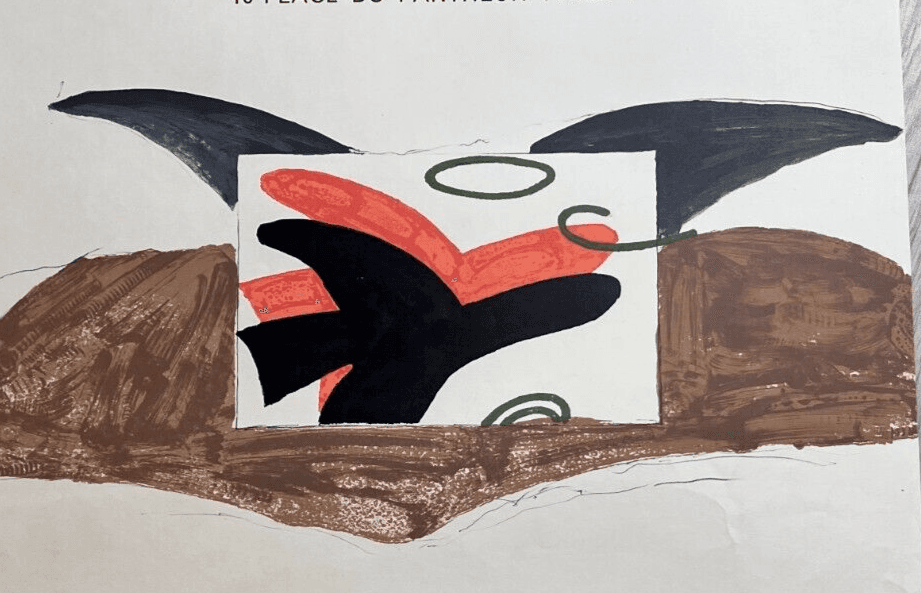 Vintage Poster Georges Braque, René Char Bird, Abstraction 1963 image 2