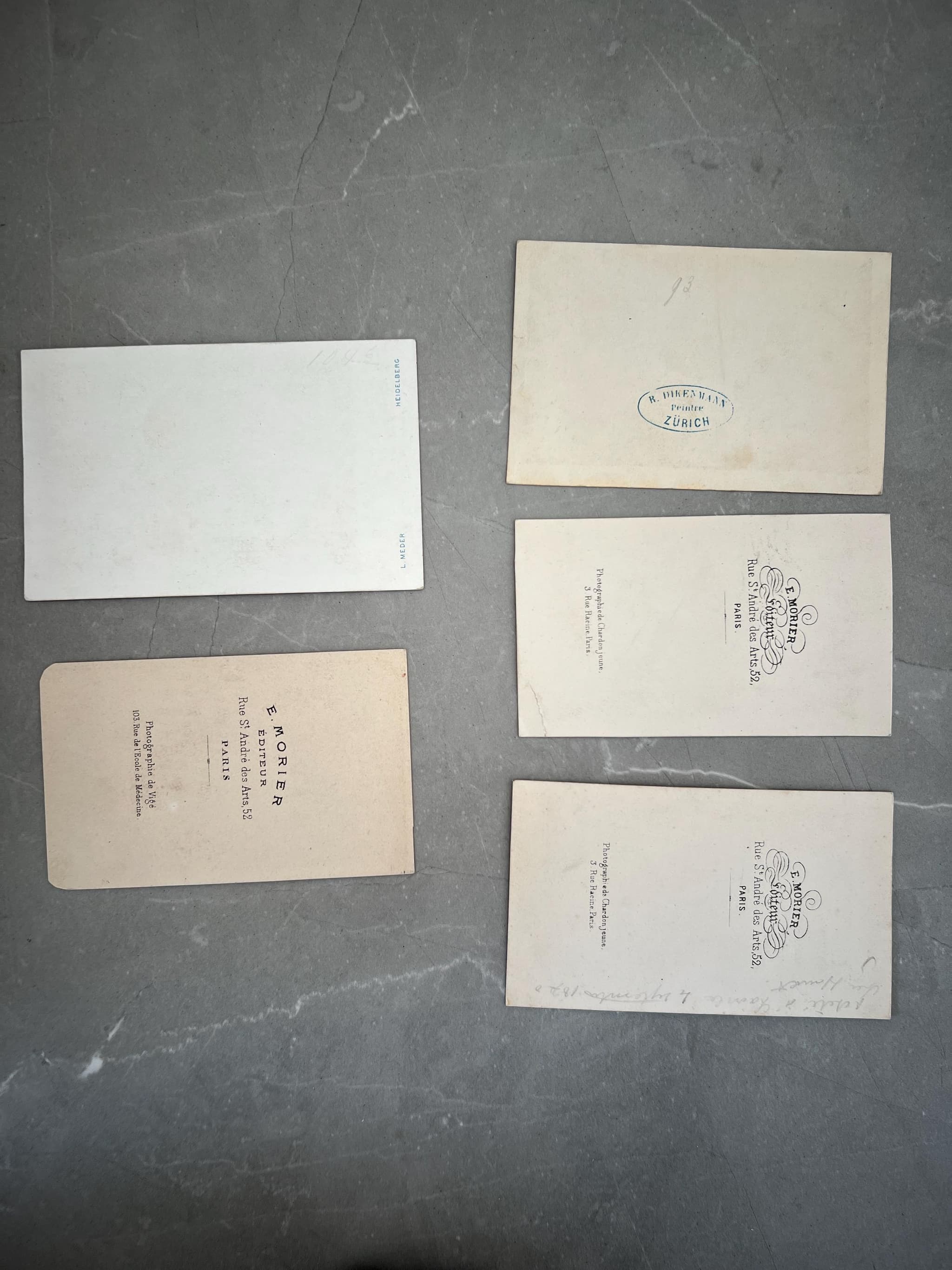 Antique Carte de Visite Collection – 19th Century Landscape Prints – Set of 5 image 2