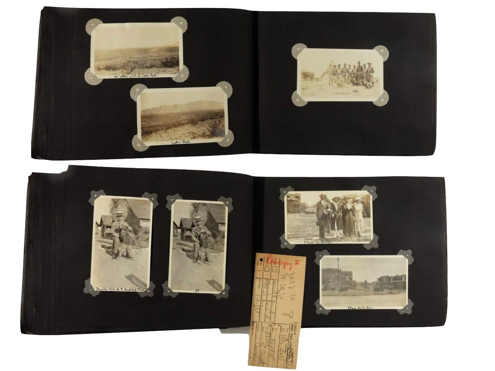 Vintage 1910s-1920s Photo Album – WWI Camp Cody, Historic Events, Railroads image 9