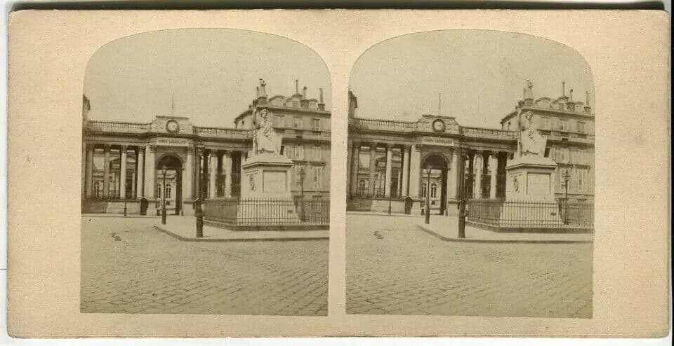 Vintage Stereoview - Legislature Paris - Lecocq-Frêné - Albumen c 1860 image 3