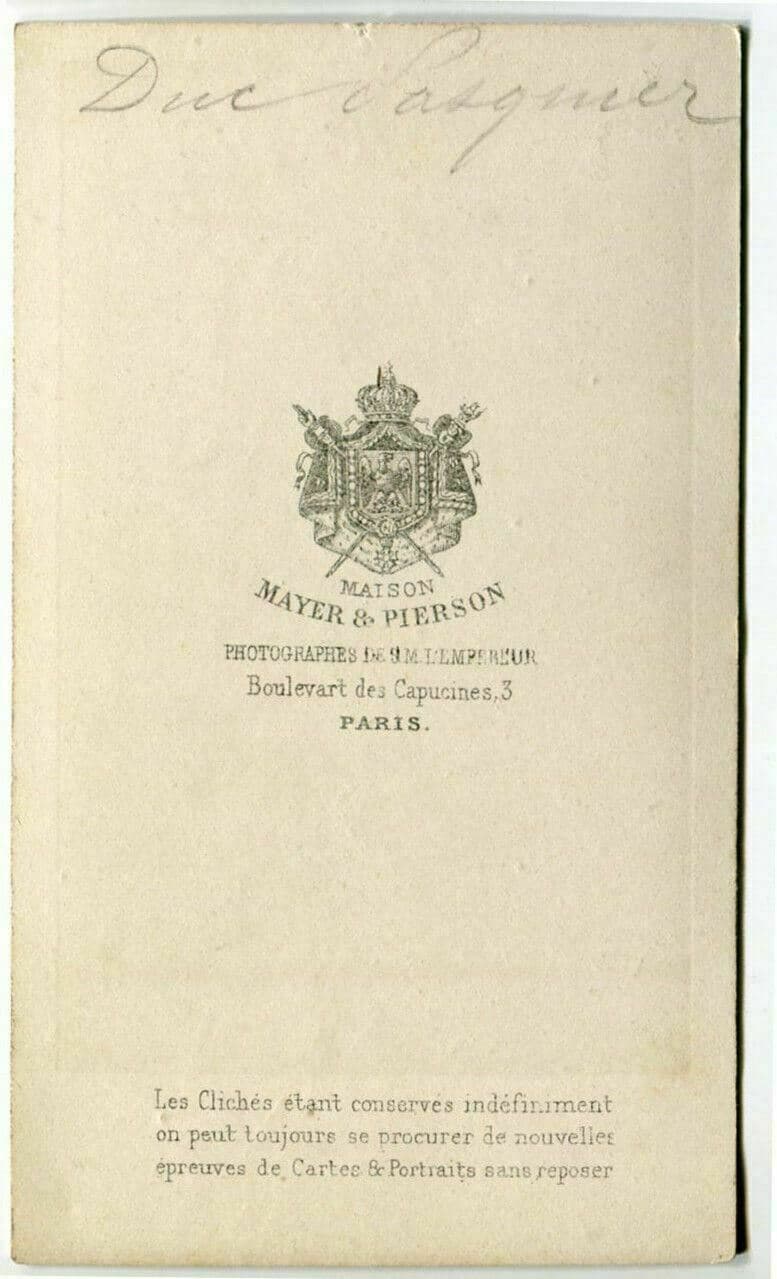 CDV Photographs L. PIERSON - Duc Pasquier c. 1870 image 2