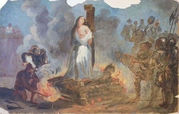 Painting Joan of Arc at the Stack with the British image 1