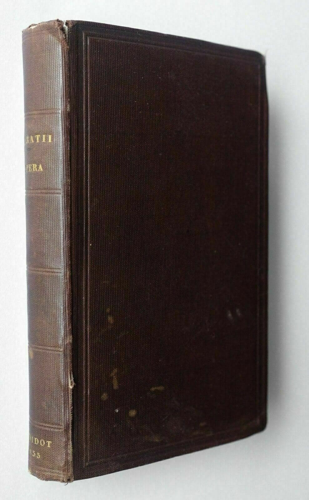 Albumen Print HORACE BOOK QUINTI HORATII FLACCI OPERA - DIDOT 1855 image 4