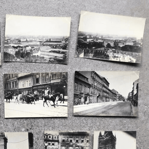 Vintage Photographs Lot x14  Cityviews, Prague Landscapes 1902 image 10