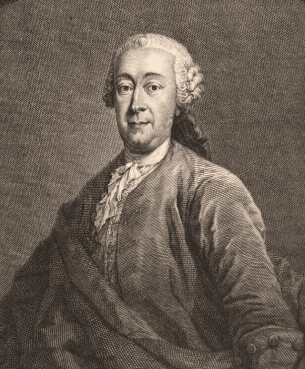 Vintage Etching Original Zitat Zuhause 1769	Johann Friedrich BAUSE (1738-1814) image 2