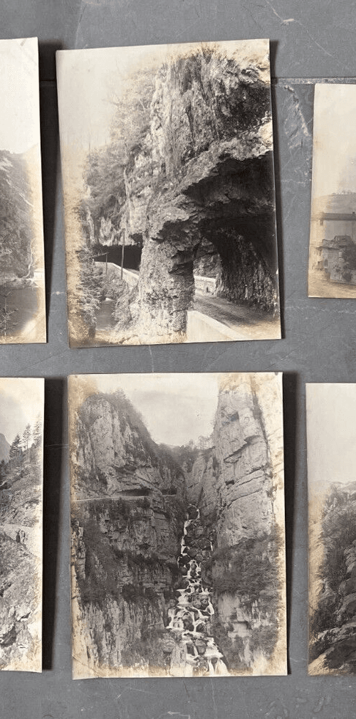 Vintage Photographs Mountain, Cave, People, Landscape image 5