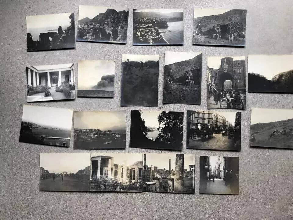Vintage Photographs Lot x19 Italy Cityviews, Napoli Landscapes 1902 image 9
