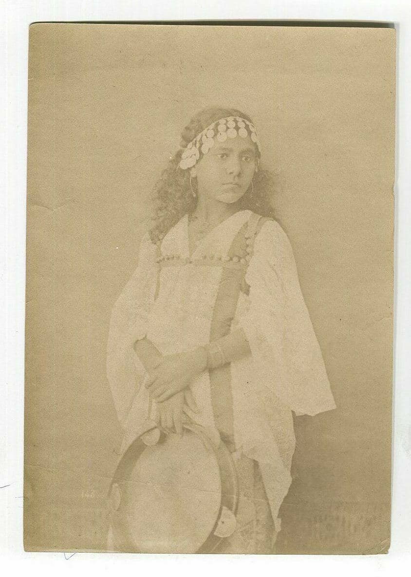 Photographs Leroux, Famin Arabic Woman Tunisia Alger Albumen c.1880 x4 image 2