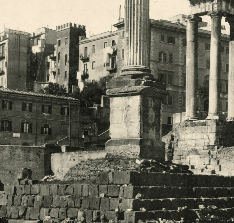 Vintage Photographs Landscape Forum Colonne Foca, Italy circa 1900 image 6
