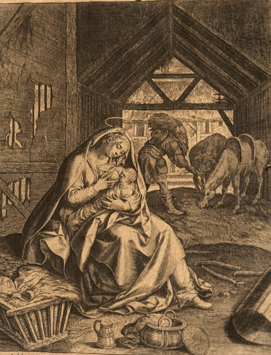 Johannes I SADELER (1550-1600) Jesus Christ Etching