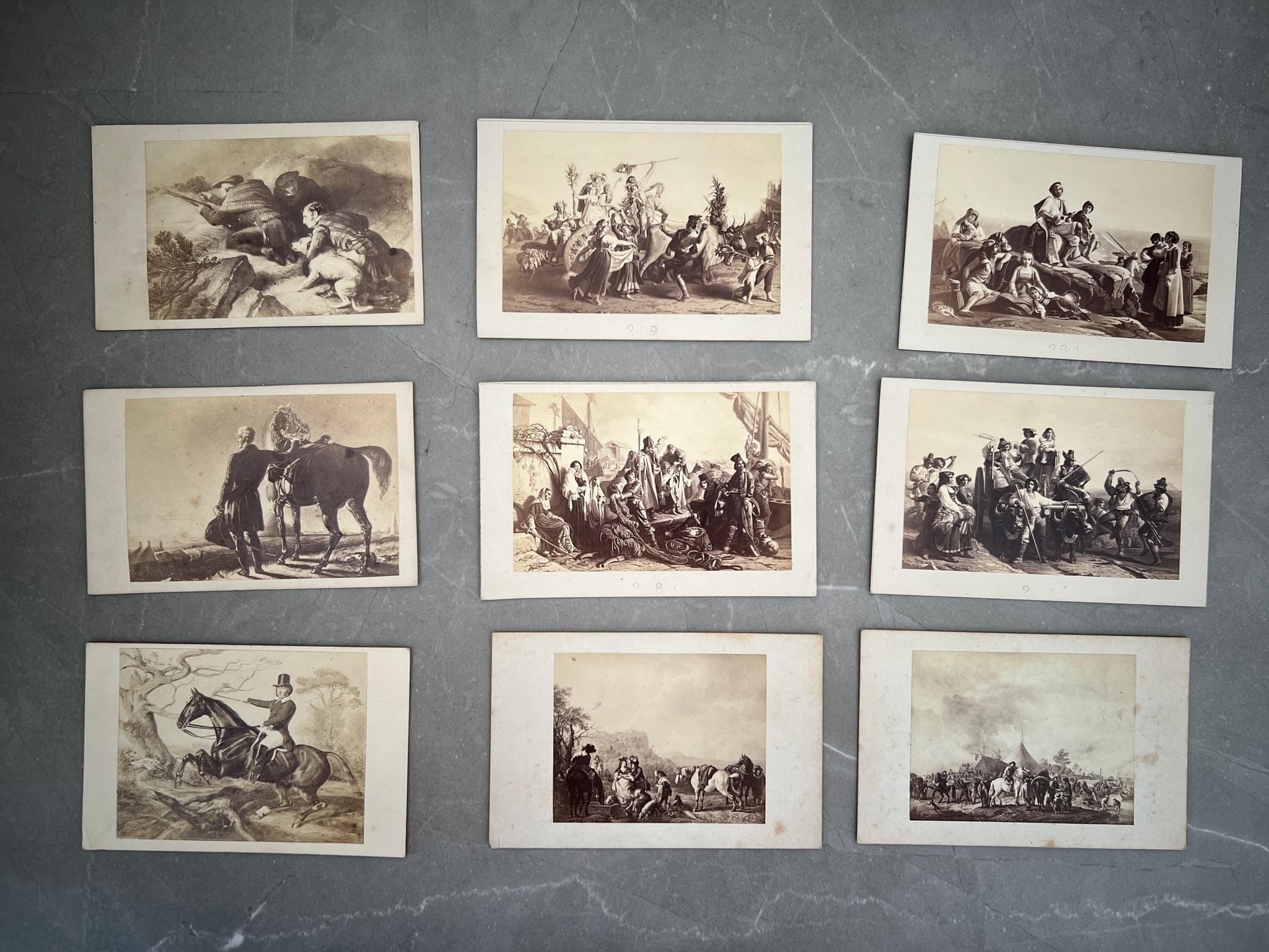 Antique Goupil & Cie CDV Photographs - Historical Artwork Set 9 image 1