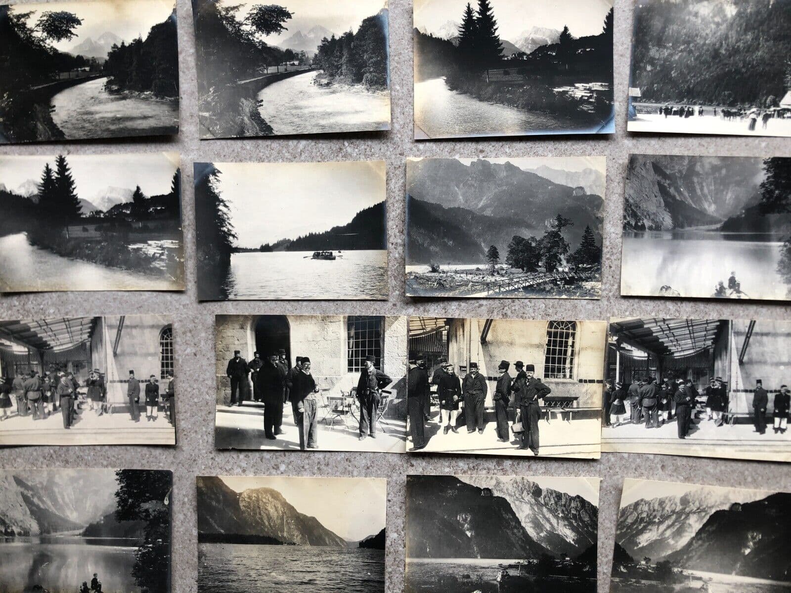 Vintage Photographs Lot x16 Mountain and People Landscape image 3