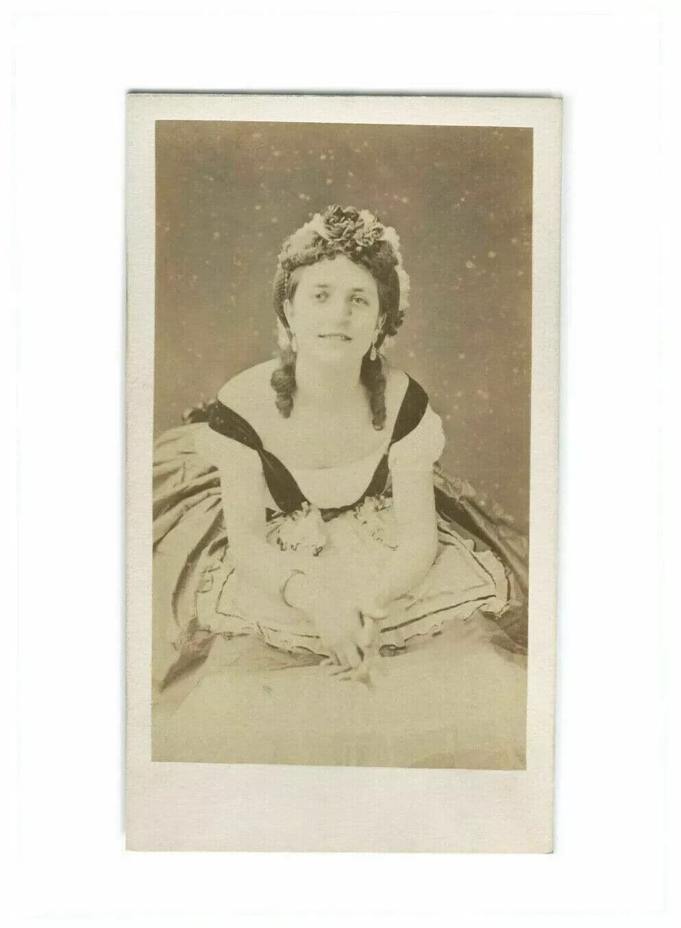 CDV Vintage Photographs ULRIC GROB - Anna Merante , OPERA c. 1864 image 5