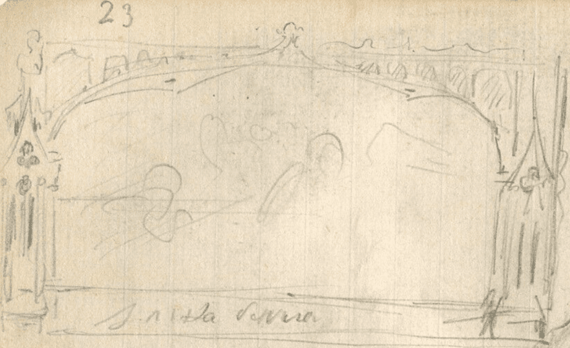 Vintage Pencil Original Drawing Theater Figures Portraits image 2