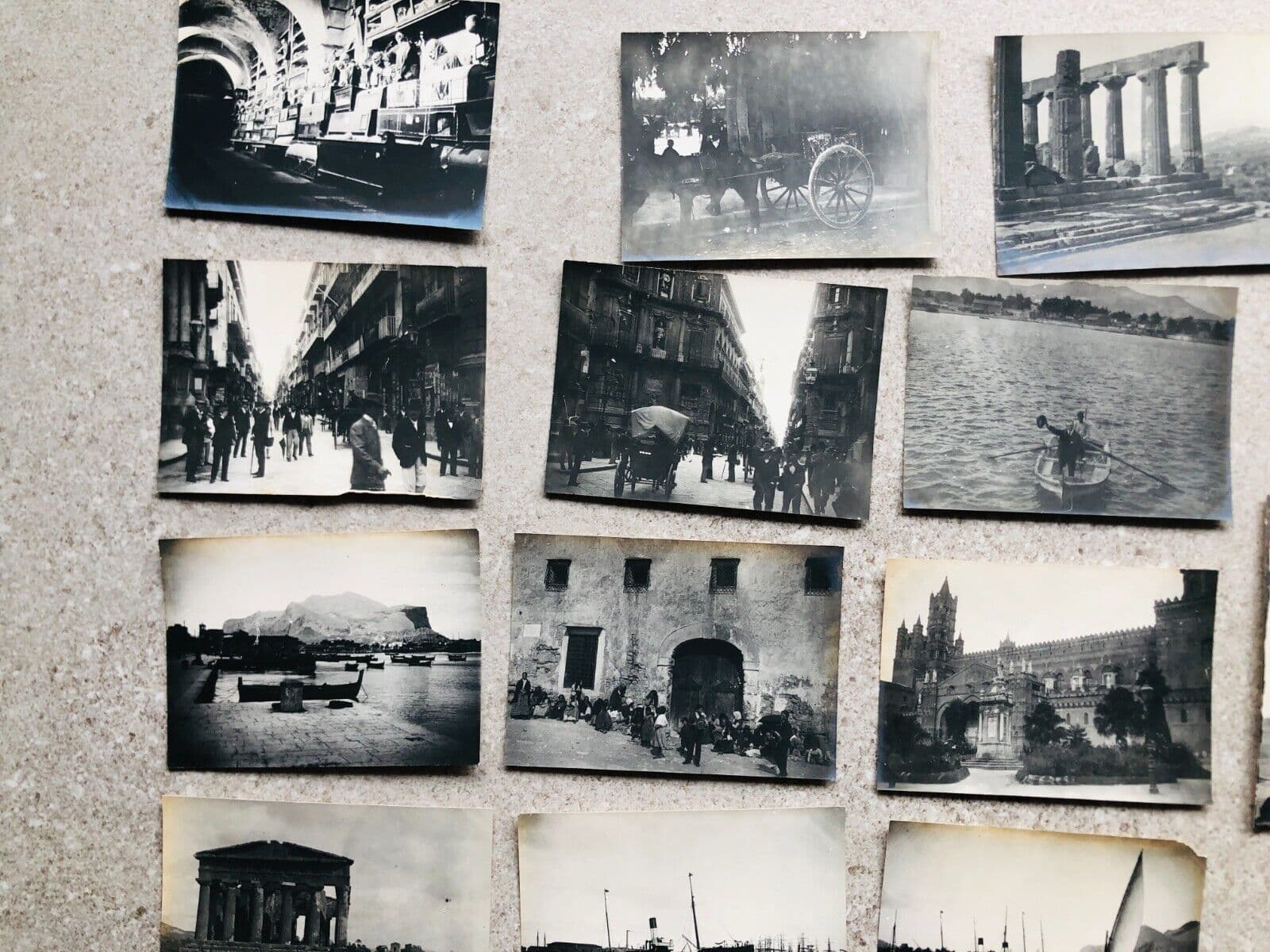 Vintage Photographs Lot x13 Italy Cityviews, Napoli Landscapes 1902 image 3