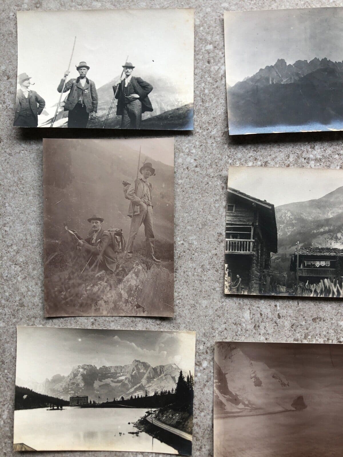 Vintage Photographs Lot x11 Mountain Landscape and People 1902 image 3