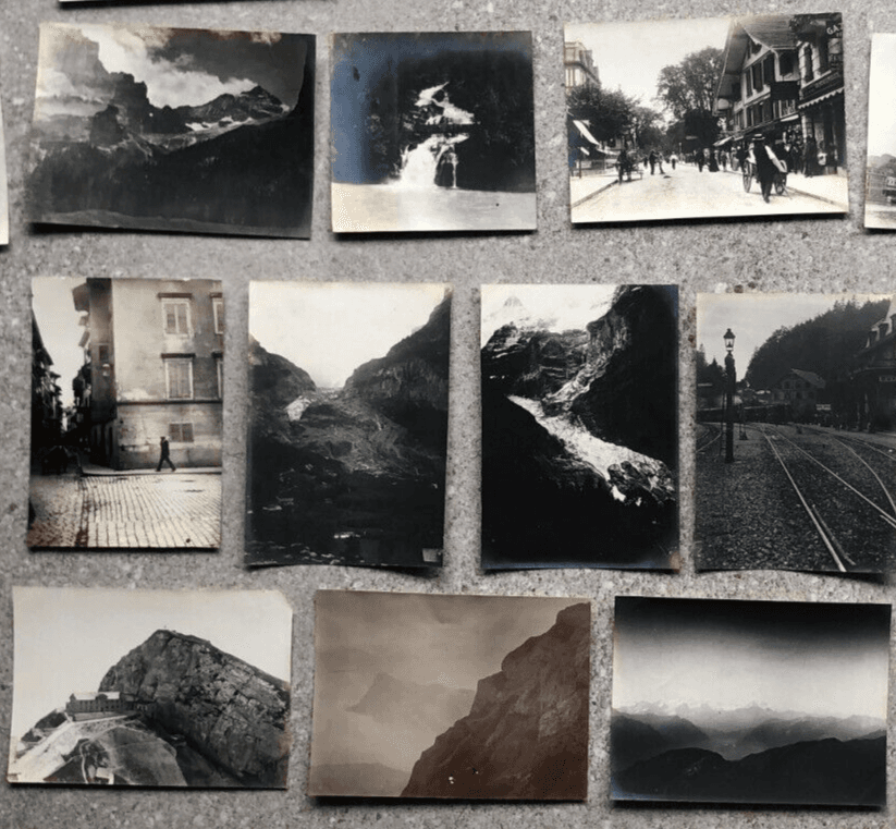 Vintage Photographs Lot x21 Mountain Landscape and People 1902 image 1
