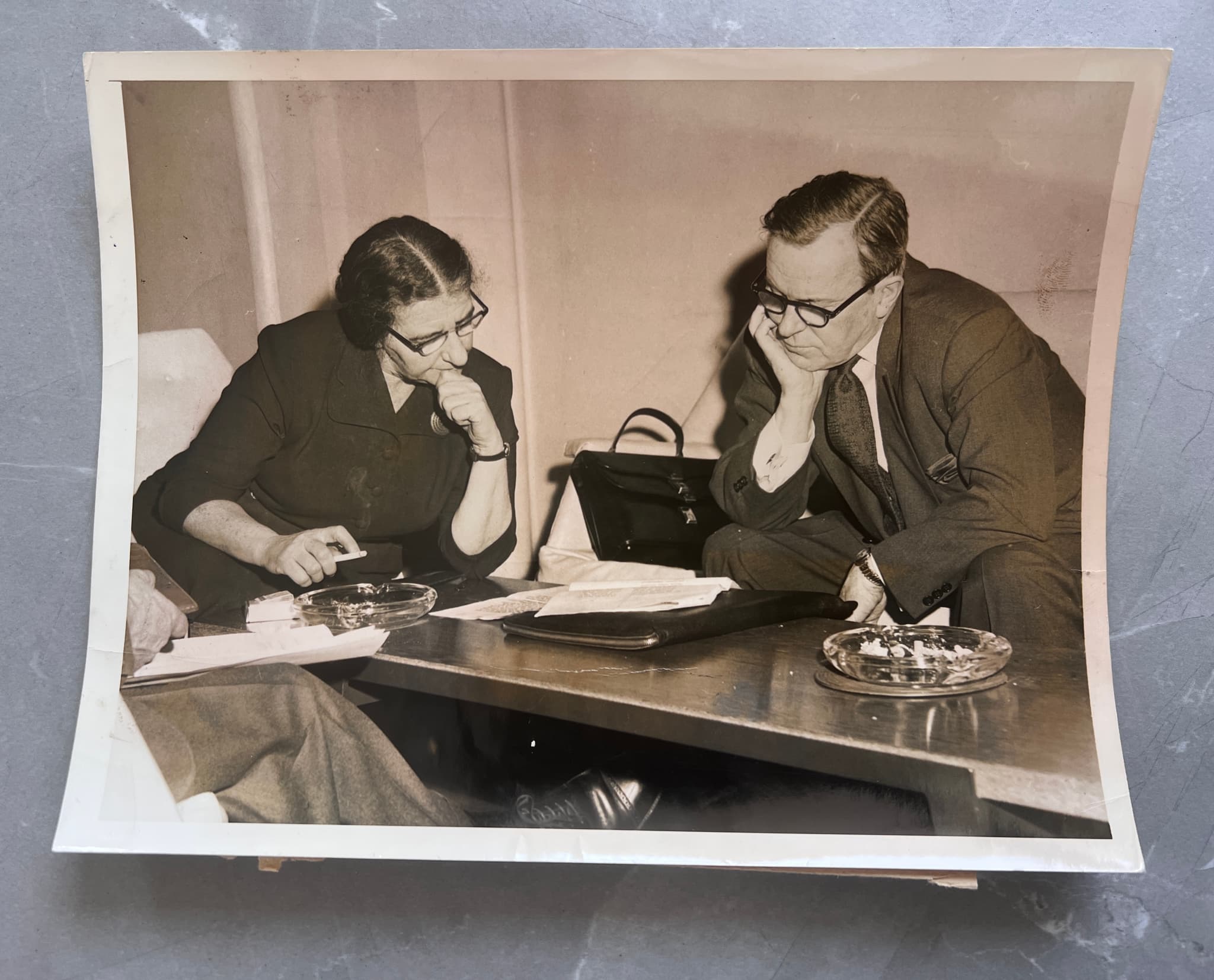 Press Photo International News Photo - Golda Meir and Canadian Foreign Ministor image 1