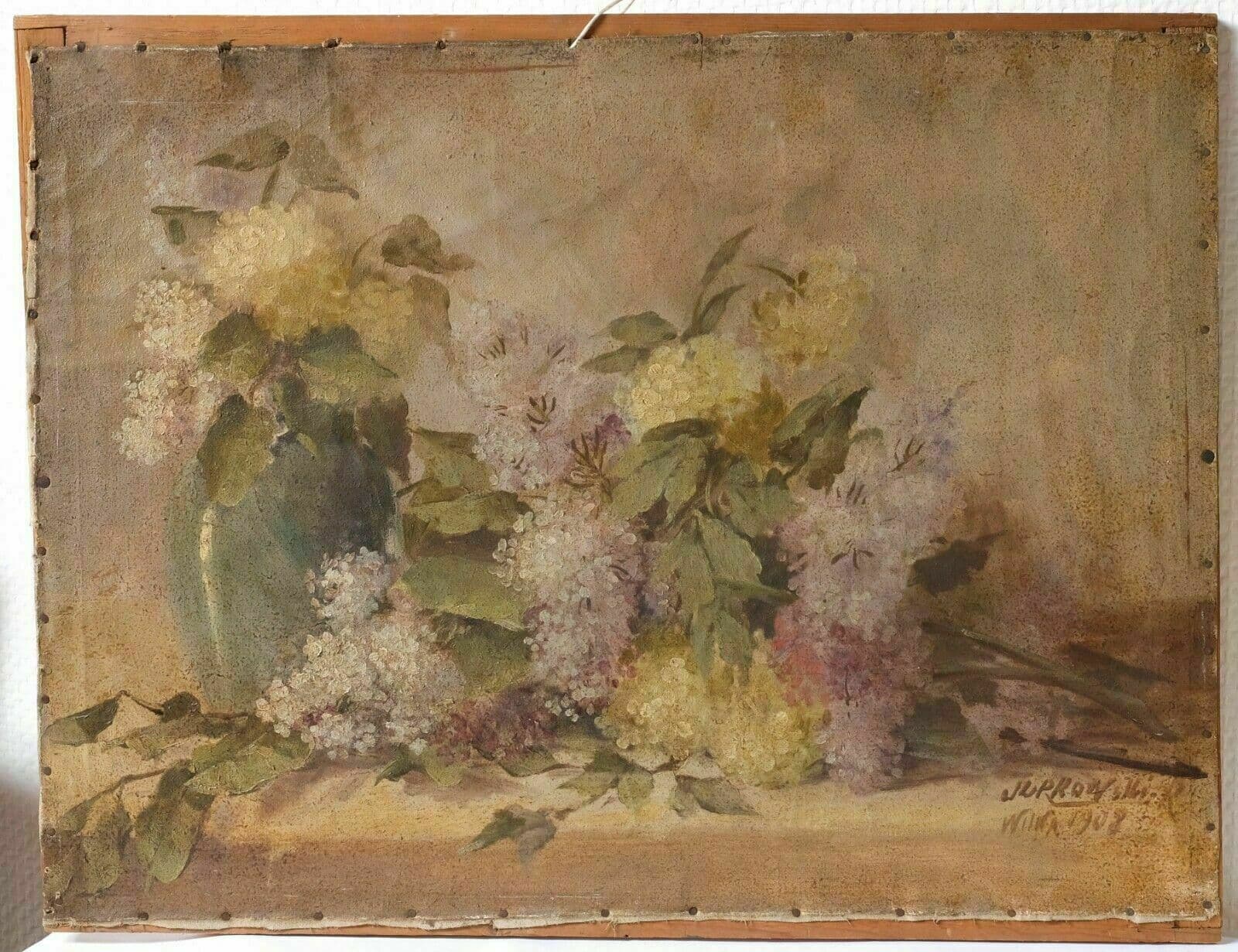 Painting by Jakub Obrovsky Still Life Bouquet Flowers image 2