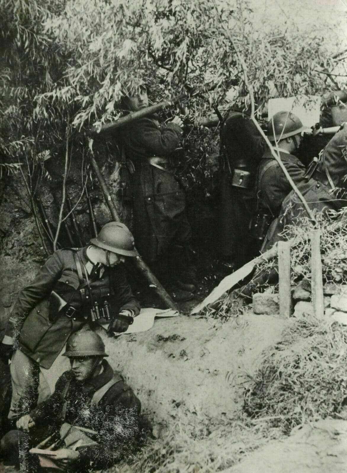 Vintage Photographs FRANCE PRESSE - Observatory on the front WWII 08.10.1939 image 1