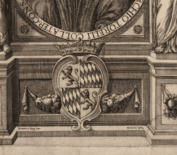 Etching by Domenico GARGIULO (1609-1675) Ettore Capecelatro Portrait image 5